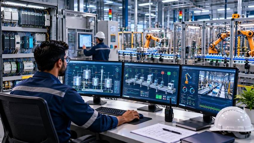 PLC & SCADA Automation Line - Grownex Labs